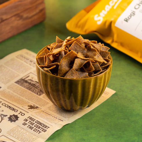 Snackible Spiced Ragi Chips